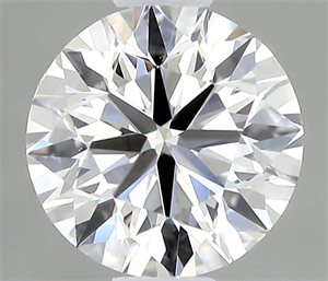 Picture of Natural Diamond 0.40 Carats, Round with Excellent Cut, F Color, VS1 Clarity and Certified by IGI