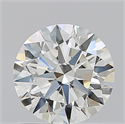 Natural Diamond 1.10 Carats, Round with Excellent Cut, J Color, VVS2 Clarity and Certified by GIA