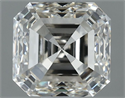 Natural Diamond 1.03 Carats, Asscher with  Cut, J Color, VVS2 Clarity and Certified by IGI