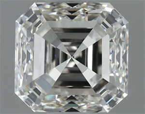Picture of Natural Diamond 1.03 Carats, Asscher with  Cut, J Color, VVS2 Clarity and Certified by IGI