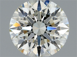 Foto Diamante Natural 0.52 quilates, Redondo , Color J, claridad IF y certificado GIA de