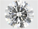 Lab Grown Diamond 6.01 Carats, Round with Excellent Cut, G Color, VS2 Clarity and Certified by IGI