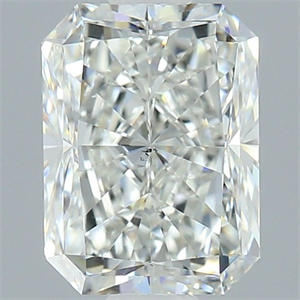 Picture of Natural Diamond 1.50 Carats, Radiant with  Cut, I Color, SI1 Clarity and Certified by GIA