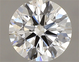 Picture of Natural Diamond 0.32 Carats, Heart with  Cut, D Color, VVS1 Clarity and Certified by GIA