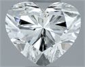 Natural Diamond 0.50 Carats, Heart with  Cut, H Color, VS1 Clarity and Certified by IGI