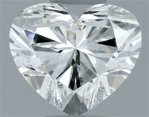 Foto Diamante Natural 0.50 quilates, Corazón , Color H, claridad VS1 y certificado IGI de
