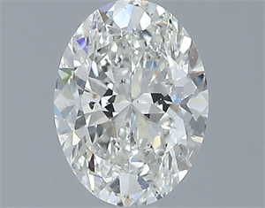 Picture of Natural Diamond 1.00 Carats, Oval with  Cut, H Color, SI2 Clarity and Certified by GIA