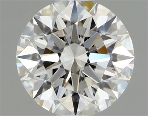 Foto Diamante Natural 0.50 quilates, Redondo , Color H, claridad IF y certificado GIA de