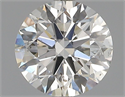 Natural Diamond 0.70 Carats, Round with Excellent Cut, F Color, SI2 Clarity and Certified by GIA
