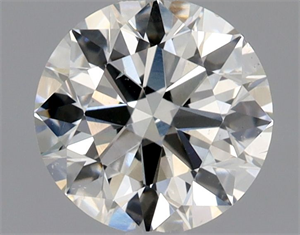 Picture of Natural Diamond 0.90 Carats, Round with Excellent Cut, I Color, SI1 Clarity and Certified by GIA