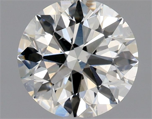 Picture of Natural Diamond 0.90 Carats, Round with Excellent Cut, I Color, SI1 Clarity and Certified by GIA