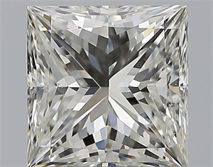 Foto Diamante Natural 1.50 quilates, Princesa , Color I, claridad VS2 y certificado GIA de