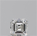 Natural Diamond 0.51 Carats, Asscher with  Cut, H Color, VVS1 Clarity and Certified by GIA
