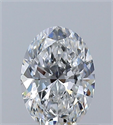 Diamante Natural 0.50 quilates, Ovalado , Color E, claridad VVS2 y certificado GIA