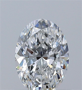 Foto Diamante Natural 0.50 quilates, Ovalado , Color E, claridad VVS2 y certificado GIA de