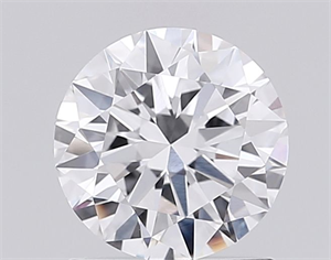 Picture of Lab Grown Diamond 1.09 Carats, Round with Excellent Cut, D Color, VVS2 Clarity and Certified by IGI