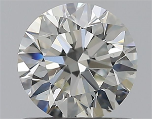Picture of Natural Diamond 0.70 Carats, Round with Excellent Cut, I Color, SI2 Clarity and Certified by GIA