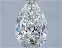 Diamante Natural 0.43 quilates, De pera , Color H, claridad VVS1 y certificado GIA
