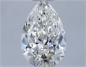 Diamante Natural 0.43 quilates, De pera , Color H, claridad VVS1 y certificado GIA