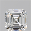 Natural Diamond 0.90 Carats, Asscher with  Cut, G Color, VS1 Clarity and Certified by GIA