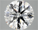 Lab Grown Diamond 5.03 Carats, Round with Excellent Cut, E Color, VS1 Clarity and Certified by IGI