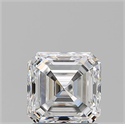 Natural Diamond 1.50 Carats, Asscher with  Cut, F Color, VS1 Clarity and Certified by GIA