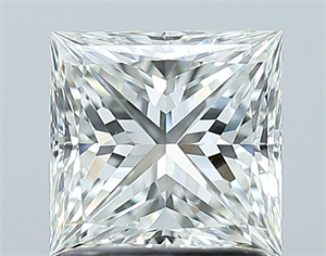 Picture of Natural Diamond 1.25 Carats, Princess with  Cut, H Color, VVS2 Clarity and Certified by GIA