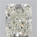 Diamante Natural 3.01 quilates, Radiante , Color K, claridad SI2 y certificado GIA