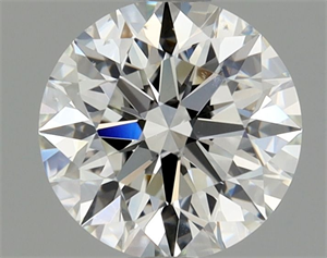 Picture of Natural Diamond 0.91 Carats, Round with Excellent Cut, I Color, SI1 Clarity and Certified by GIA