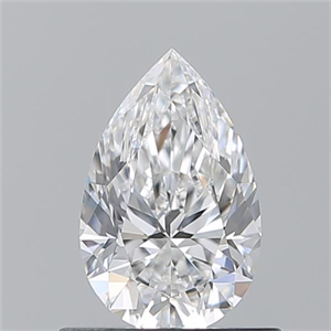 Picture of Natural Diamond 0.70 Carats, Pear with  Cut, E Color, VVS2 Clarity and Certified by GIA