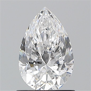 Picture of Natural Diamond 1.01 Carats, Pear with  Cut, D Color, SI1 Clarity and Certified by GIA