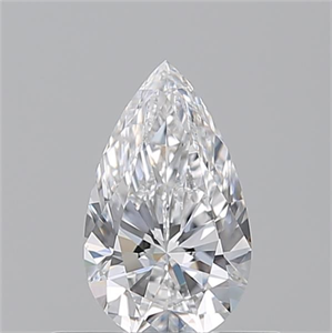 Picture of Natural Diamond 0.51 Carats, Pear with  Cut, D Color, VS1 Clarity and Certified by GIA