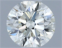Natural Diamond 0.50 Carats, Round with Excellent Cut, I Color, VS2 Clarity and Certified by IGI