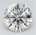 Lab Grown Diamond 3.02 Carats, Round with Ideal Cut, D Color, IF Clarity and Certified by IGI