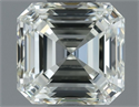 Natural Diamond 0.90 Carats, Asscher with  Cut, J Color, VVS2 Clarity and Certified by IGI