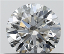 Diamante Natural 0.42 quilates, Redondo , Color G, claridad VVS1 y certificado IGI