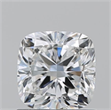 Diamante Natural 1.01 quilates, Del cojín , Color F, claridad VVS2 y certificado GIA