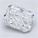 Diamante Natural 2.52 quilates, Radiante , Color D, claridad SI1 y certificado GIA