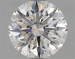 Picture of Lab Grown Diamond 2.03 Carats, Round with Excellent Cut, D Color, VVS1 Clarity and Certified by GIA