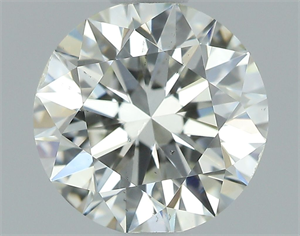 Picture of Natural Diamond 1.01 Carats, Round with Excellent Cut, I Color, SI1 Clarity and Certified by GIA