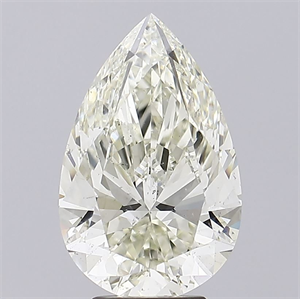 Picture of Natural Diamond 5.02 Carats, Pear with  Cut, L Color, SI1 Clarity and Certified by GIA