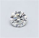 Diamante Natural 0.40 quilates, Redondo , Color I, claridad SI2 y certificado GIA