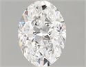 Natural Diamond 1.30 Carats, Oval with  Cut, D Color, VS1 Clarity and Certified by GIA