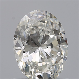 Picture of Natural Diamond 0.70 Carats, Oval with  Cut, F Color, VVS2 Clarity and Certified by IGI