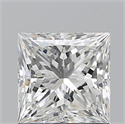 Natural Diamond 1.22 Carats, Princess with  Cut, I Color, SI2 Clarity and Certified by GIA