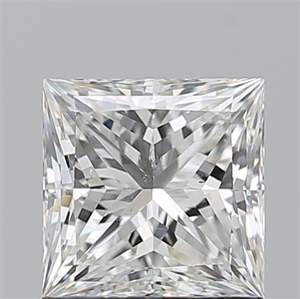 Picture of Natural Diamond 1.22 Carats, Princess with  Cut, I Color, SI2 Clarity and Certified by GIA