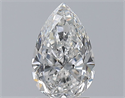 Natural Diamond 1.70 Carats, Pear with  Cut, E Color, SI1 Clarity and Certified by GIA