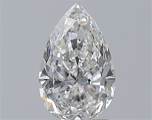 Picture of Natural Diamond 1.70 Carats, Pear with  Cut, E Color, SI1 Clarity and Certified by GIA