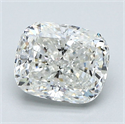 Natural Diamond 1.30 Carats, Cushion with  Cut, G Color, VVS1 Clarity and Certified by GIA
