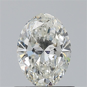 Picture of Natural Diamond 0.70 Carats, Oval with  Cut, H Color, VS2 Clarity and Certified by GIA